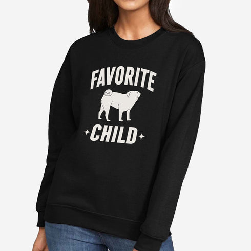 Pug Mom Sweatshirt for Women - Funny Pug Sweatshirt